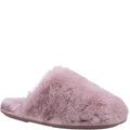Pink - Front - Cotswold Womens-Ladies Salperton Sheepskin Lined Slippers