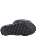 Grey - Lifestyle - Cotswold Womens-Ladies Westfield Non Slip Sheepskin Lined Slippers