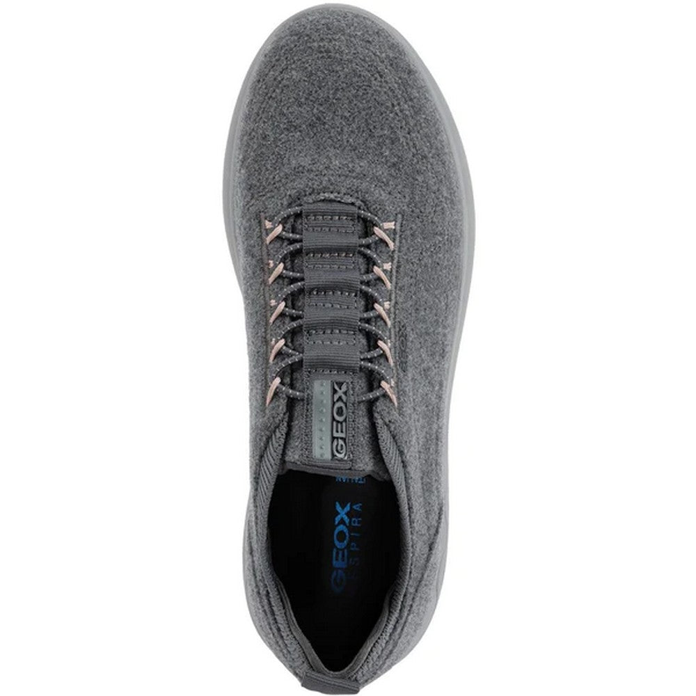 Anthracite - Lifestyle - Geox Womens-Ladies Spherica Trainers