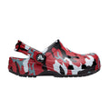 Black-Red - Side - Crocs Childrens-Kids Camo Clogs