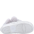 Grey - Lifestyle - Fleet & Foster Womens-Ladies Apple Pom Pom Slippers