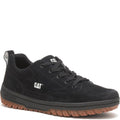 Black - Front - CAT Lifestyle Mens Decade Leather Trainers
