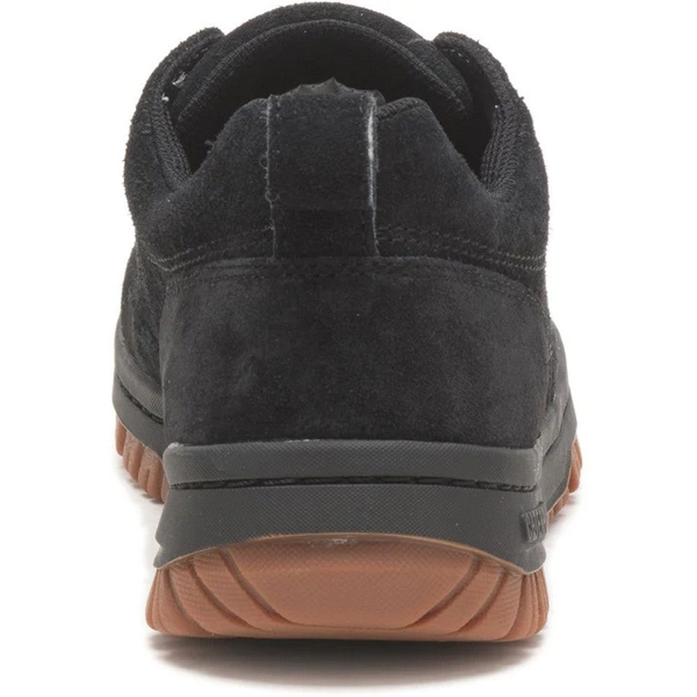 Black - Back - CAT Lifestyle Mens Decade Leather Trainers