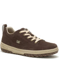 Brown - Front - CAT Lifestyle Mens Decade Leather Trainers