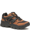 Brown - Front - CAT Lifestyle Mens Reactor Nubuck Trainers