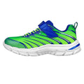 Lime-Blue - Side - Skechers Boys Nitrate Zulvox Trainers