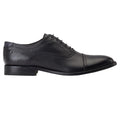 Black - Back - Base London Mens Crane Leather Oxford Shoes