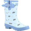 Blue - Front - Cotswold Womens-Ladies Farmyard Sheep Mid Calf Wellington Boots