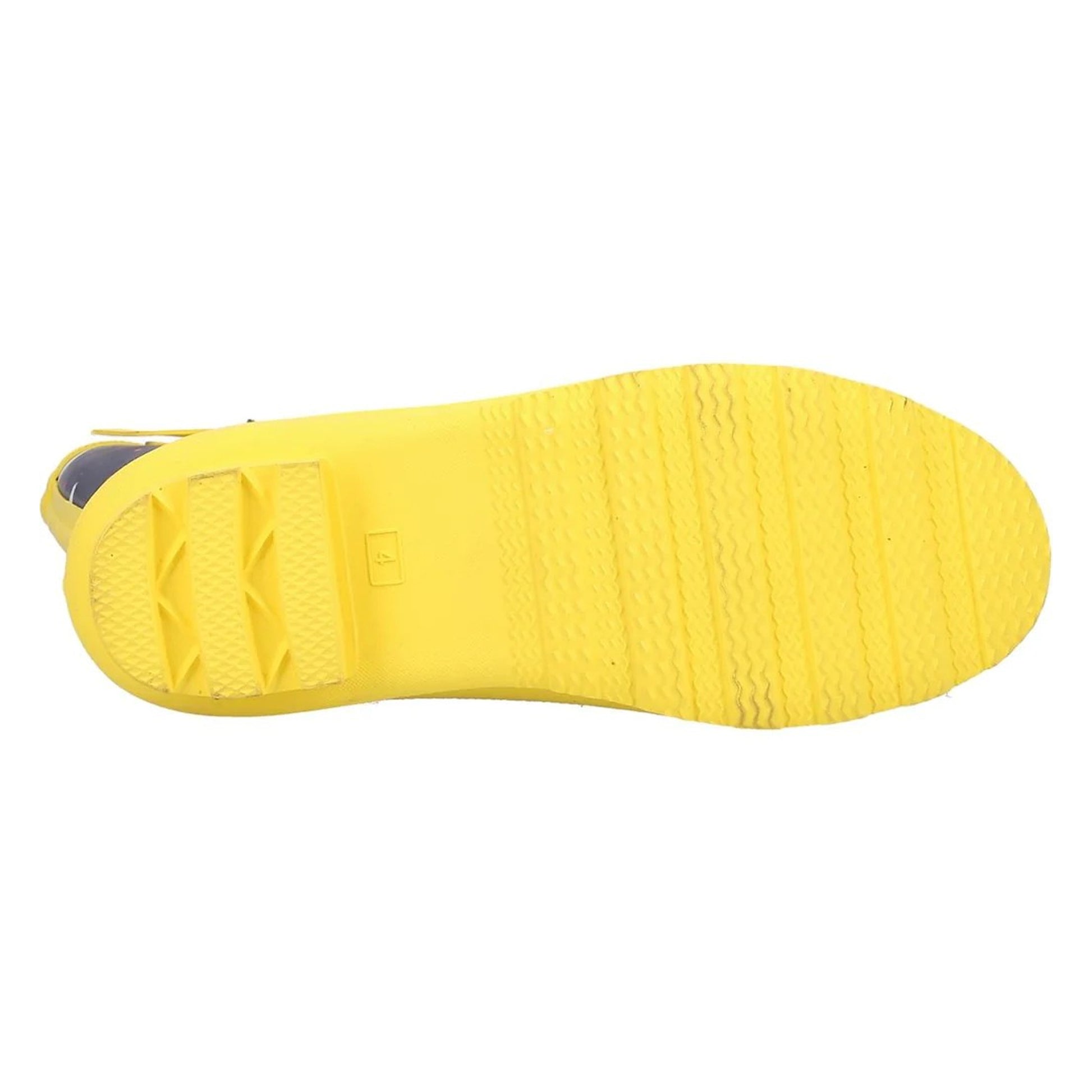 Navy-Yellow - Lifestyle - Cotswold Womens-Ladies Farmyard Chicken Mid Calf Wellington Boots