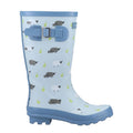 Blue - Front - Cotswold Womens-Ladies Farmyard Sheep Wellington Boots