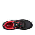 Red-Black - Lifestyle - Albatros Mens Clifton Suede Low Safety Trainers