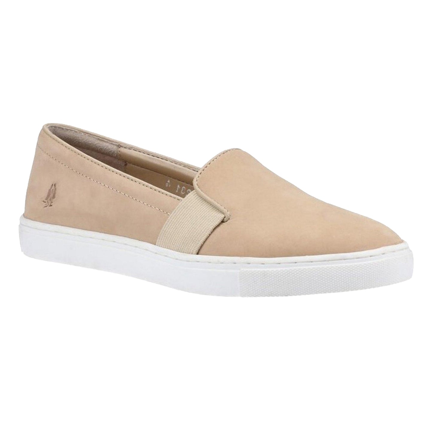 Tan - Front - Hush Puppies Womens-Ladies Tillie Leather Casual Shoes