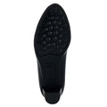 Black - Pack Shot - Geox Womens-Ladies Walk Pleasure Leather Court Shoes