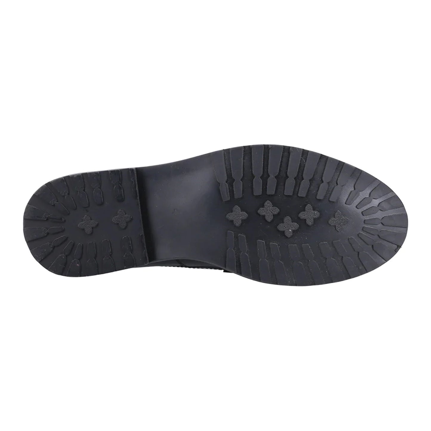 Black - Side - Hush Puppies Womens-Ladies Verity Leather Casual Shoes