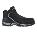 Black - Back - Albatros Mens Runner XTS Leather Mid Cut Safety Boots