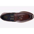 Burnt Brown - Side - Base London Mens Satire Leather Oxford Shoes
