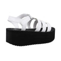 White-Black - Side - Rocket Dog Womens-Ladies Helio Terrence Wedge Sandals