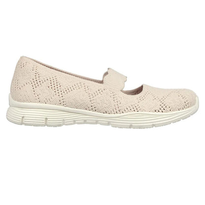 Light Pink - Back - Skechers Womens-Ladies Seager Trainers