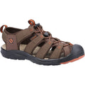 Brown - Front - Cotswold Mens Marshfield Recycled Sandals