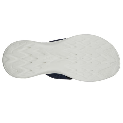 Navy - Pack Shot - Skechers Womens-Ladies On-The-Go 600 Adore Sandals