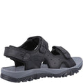 Black - Front - Cotswold Mens Lansdown Leather Sandals