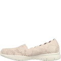 Natural - Back - Skechers Womens-Ladies Seager My Look Shoes