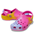 Pink-Purple-Yellow - Close up - Crocs Unisex Adult Classic Ombre Clogs