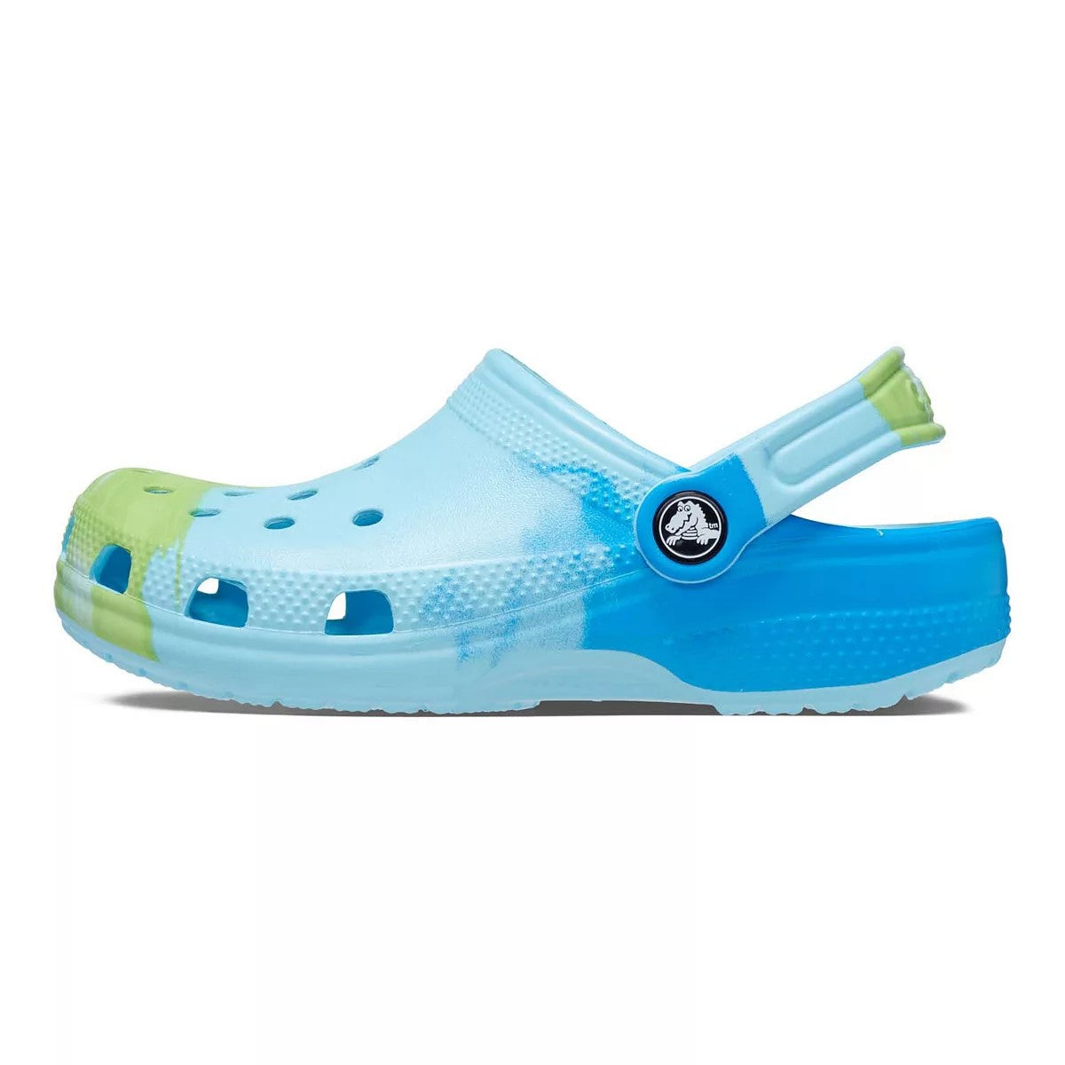 Blue-Green - Side - Crocs Unisex Adult Classic Ombre Clogs