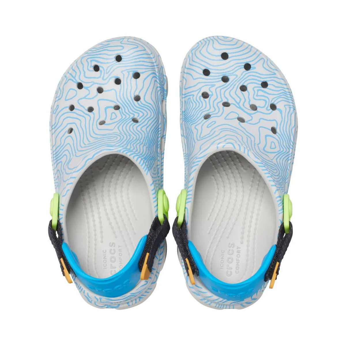 Deep Navy-Multicoloured - Lifestyle - Crocs Childrens-Kids All Terrain Topographic Clogs