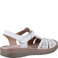 White - Lifestyle - Fleet & Foster Womens-Ladies Ruth Leather Sandals
