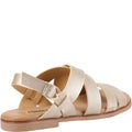 Gold - Back - Divaz Womens-Ladies Sienna Sandals