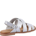 Silver - Back - Divaz Womens-Ladies Sienna Sandals