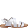 Silver - Side - Divaz Womens-Ladies Sienna Sandals