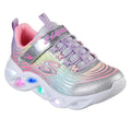 Multicoloured - Front - Skechers Girls S Lights Twisty Brights Mystical Bliss Trainers
