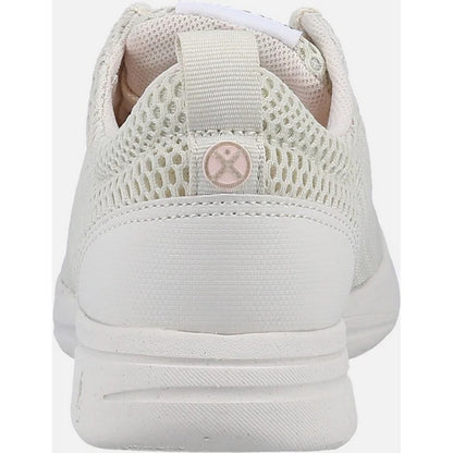 Stone - Back - Hush Puppies Womens-Ladies Good Shoe 2.0 Lace Up Trainers