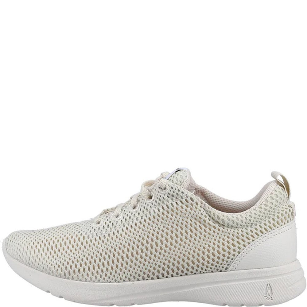 Stone - Pack Shot - Hush Puppies Womens-Ladies Good Shoe 2.0 Lace Up Trainers