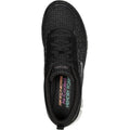 Black - Pack Shot - Skechers Womens-Ladies Glide-Step Head Start Trainers