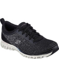 Black - Front - Skechers Womens-Ladies Glide-Step Head Start Trainers