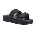 Black - Back - Cotswold Womens-Ladies Northleach Leather Sandals