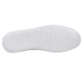 White - Lifestyle - Hush Puppies Mens Mason Leather Lace Up Trainers