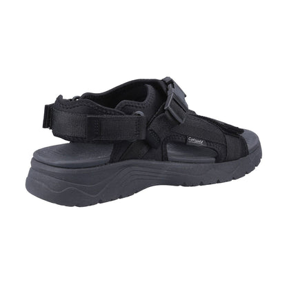 Black - Pack Shot - Cotswold Mens Buckland Sandals