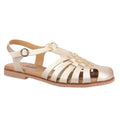 Gold - Front - Divaz Womens-Ladies Gracie Sandals