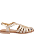 Gold - Side - Divaz Womens-Ladies Gracie Sandals