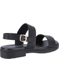 Black - Back - Divaz Womens-Ladies Mia Sandals