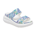 White-Multicoloured - Back - Crocs Unisex Adult Crush Butterfly Sandals