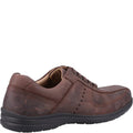 Brown - Side - Fleet & Foster Mens Bob Leather Casual Shoes