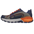 Navy - Side - Skechers Mens Max Protect Leather Trainers