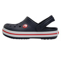 Navy-Red - Side - Crocs Childrens-Kids Crocband Clogs