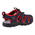 Navy-Red - Side - Cotswold Childrens-Kids Marshfield Recycled Sandals
