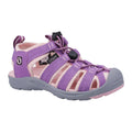 Purple-Pink - Front - Cotswold Childrens-Kids Marshfield Recycled Sandals